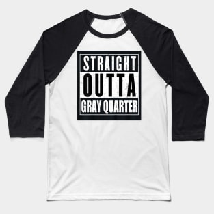 Gray Quarter Baseball T-Shirt